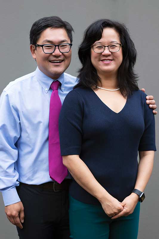 Harold Kim and Nancy Lin