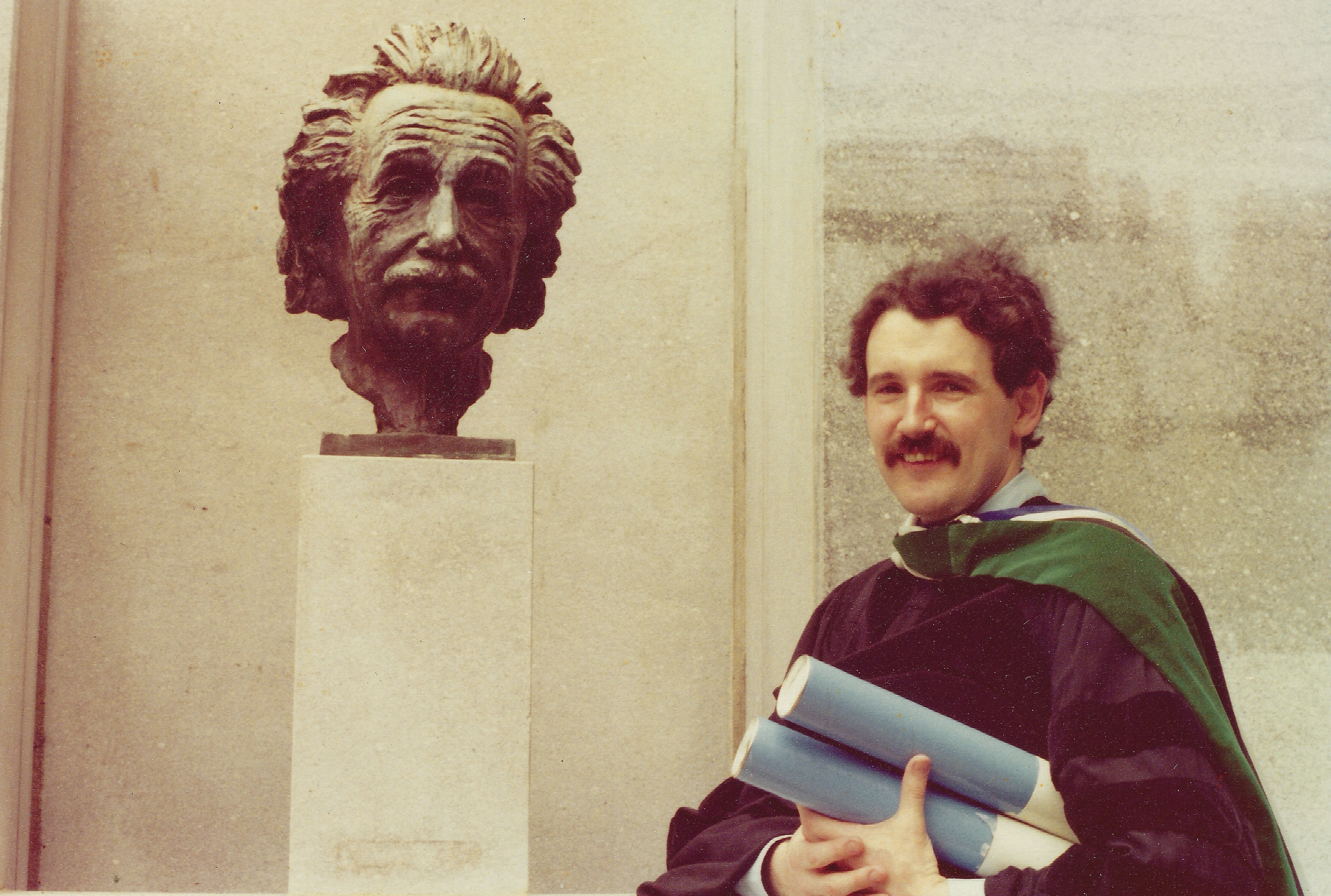 Gillies McKenna at his graduation in 1981