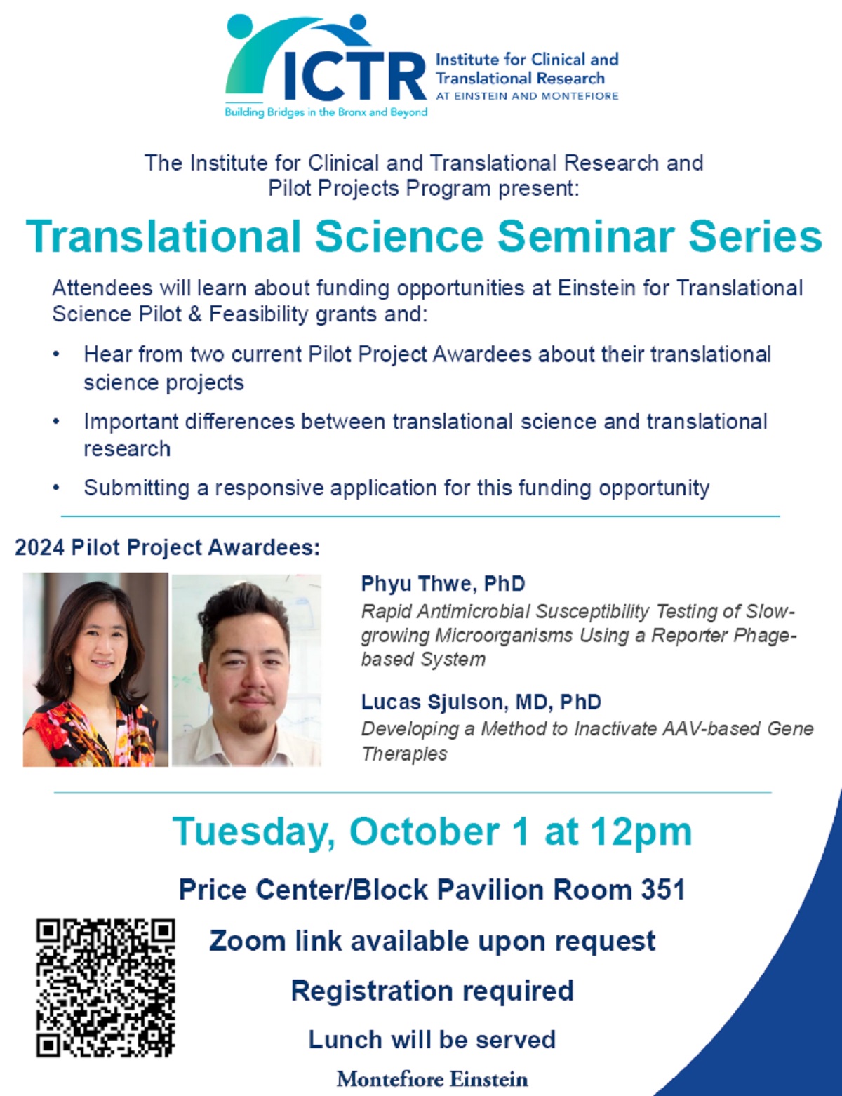 Translational Science Townhall 10/1/2024