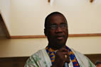 Dr. Alex Boafo offers the ancestral prayer