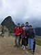 Lilly with friends and guides at Machu Picchu