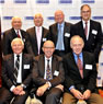 Seated: Drs. Mark Reiss, Louis Aledort, Chet Berschling Standing: Marvin Kirschner, Peter Barland, Eugene Heller, Leon Chameides