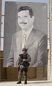 Nate Brown, during a tour in Iraq