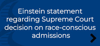 Statement from Albert Einstein College of Medicine Regarding Supreme Court Decision on Race-Conscious Admissions