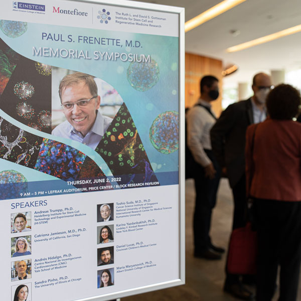 Symposium Honors Research Pioneer Paul Frenette, M.D.