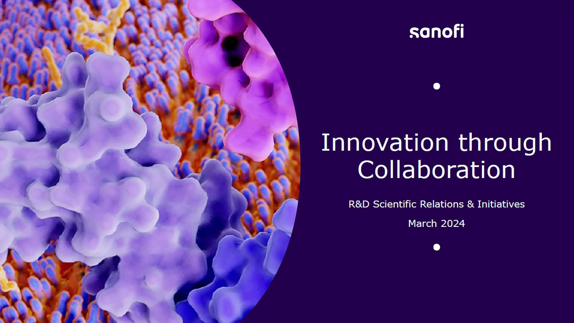 Sanofi R&D, Scientific Relations And Partnering Initiatives