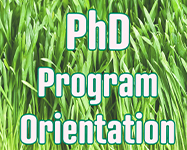 PhD Program Orientation